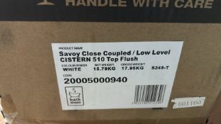 Brand New Boxed Savoy Close Coupled Cistern RRP £254 **No Vat**