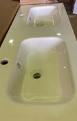 Brand New Boxed Bathstore His and Hers Double Ceramic Basin 1200 x 470m RRP £640 **No VAT**