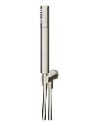 Brand New Boxed Bathstore Shower Handset Hose, Wall Outlet & Holder - Brushed Nickel Finish RRP £...