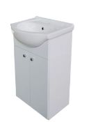 Brand New Boxed Elmley 500mm Vanity Unit High Glossy with Ceramic Basin RRP £110 **No Vat**