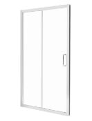 Brand New Boxed Bathstore ATLAS 1200 SLIDING CHROME ENCLOSURE RRP £524 **No VAT**