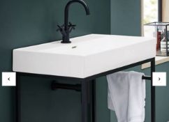 Brand New Boxed Bathstore Noir Veneto 800mm Basin RRP £220 **No Vat**