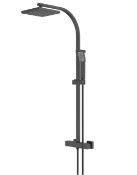 Brand New Boxed Bathstore Aero Exposed Thermostatic Shower System Matt Black RRP £270 **No Vat**
