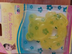 Selection of teething rings and Loom bands
