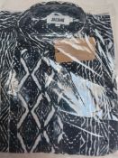 Black and white Jacamo shirt Small