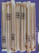 12 sets of bamboo knitting needles various sizes