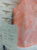 Childs age 8 ivory and coral dress from Alexia