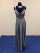 Rachel Allen Pageant dress RRP £495. Size 12 in platinum