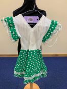 Green Flamenco Dress Age 2 To 4
