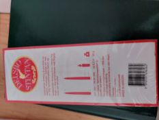Candles. Wine Red. 2 Boxes of 12 Candles