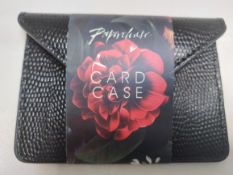 Black Snakeskin Card Wallets x 10. RRP £80
