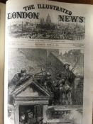 Illustrated London News Bound Antique Edition 1871 Jan-July.