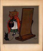 Cecil Aldin Merry Party Rare Antique Book Plate “Red Riding Fox”.