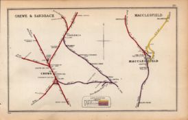 Crewe, Sandbach, Macclesfield Antique Railway Junction Diagram-20.