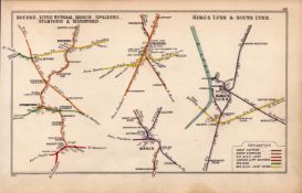 Bourne, Spalding & Kings Lynn, South Lynn Antique Railway Diagram-46.