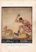 Irish Man Who Did Not like Dogs 1924 Irish Fairy Tales Arthur Rackham.