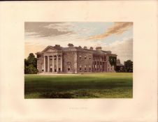 Bishopcourt Co Kildare Ireland Gilt-Edge Coloured Antique Book Plate.