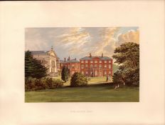 Everingham Park Yorkshire Gilt-Edge Coloured Antique Book Plate.