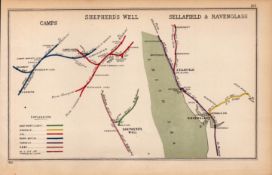 Egremont Sellafield Ravenglass Cumbria Antique Railway Diagram-105.