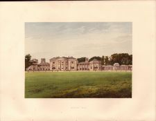 Heaton Park Manchester Gilt-Edge Coloured Antique Book Plate.