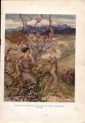 The Birth of Bran Hand in Hand 1924 Irish Fairy Tales Arthur Rackham.
