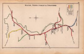 Hilton Perth Strathord Scotland Antique Railway Junction Diagram-59.