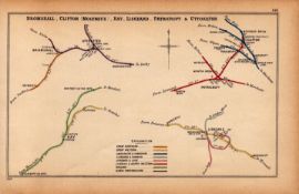 Bromshall, Clifton, Liskeard, Uttoxeter Antique Railway Diagram-148.
