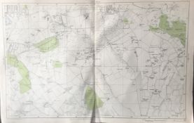 Bacons London & Suburbs Vintage c1926 Map West Wickham Hayes Addington.