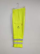10 x Protal Flame Retardant Hi Vis Yellow Trousers Workwear