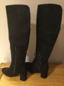 Dolcis “Emma” Long Boots, Block Heel, Size 6, Black - New RRP £55.00