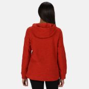 1 x Regatta Kizmit II Hoodie Marl Fleece Jumper Burnt Tikka Size 12