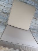 2 x Rattan Cushions. Both Different Shades and Sizes. RRP £32