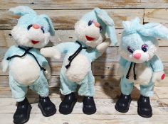 3 x Battery Powered Dancing Bunny Rabbits RRP £39