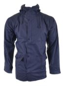 2 x Craftland Waterproof Jackets In Navy. Welded Seams. Size Large. RRP £60
