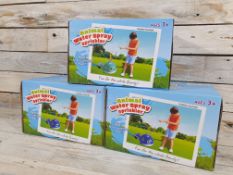 3 x Fun Garden Animal Water Sprinklers. Connects To Your Hose Pipe. RRP £36