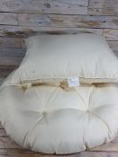 John Lewis Egg Chair Cushion. Seat Cushion 66cm Across. Back Cushion 55X43cm. RRP £40