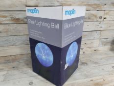 Maplin Blue Lightning Ball. 8