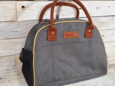 Home Cube Fashion Lunch Cooler Bag. Grey Colour. Approx 30 x 22 x 15cm RRP £26
