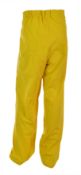 2 x Craftland Waterproof Trousers In Yellow. Welded Seams. Size X-Large. RRP £50