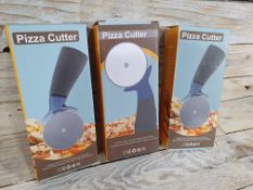 3 x Quality Pizza Cutters. RRP £24
