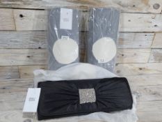 3 x Ladies Black Rectangle Handbags. RRP £45