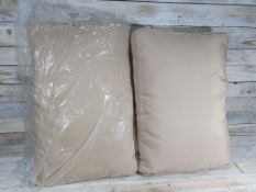2 x Different Rattan Cushions. Different Shades. RRP £32