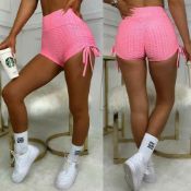 Ladies Control Gym Shorts. Pink Colour, Size Extra Large. RRP £12
