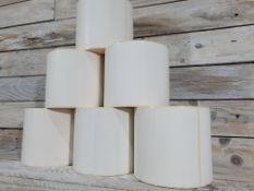 6 x Thermal Printing Labels. 4X6 Inches. For Zebra Or Similar Sytle Thermail Printers. RRP £42