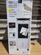 Black+Decker Portable 2 In 1 Air Cooler. RRP £80. Grade U