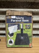 My Garden Sparta Parasol Base. RRP £40. Grade U