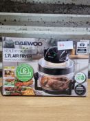 Daewoo 17L Healthy Halogen Air Fryer. RRP £100. Grade U