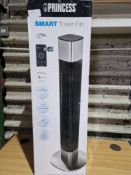 Princess Smart Tower Fan. RRP £80. Grade U