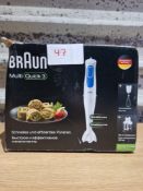 Braun Multi Quick 3. RRP £80. Grade U