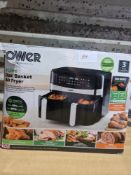 Tower 9L Dual Bnasket Air Fryer. RRP £100. Grade U
